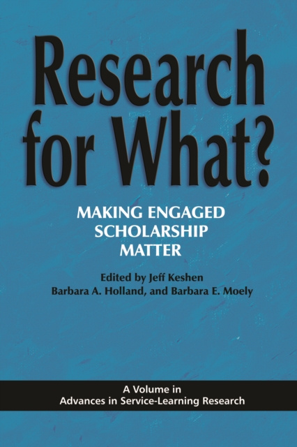 E-knjiga Research for What? Barbara E Moely