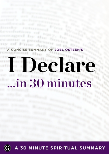 E-knjiga I Declare 30 Minute Spiritual Summary