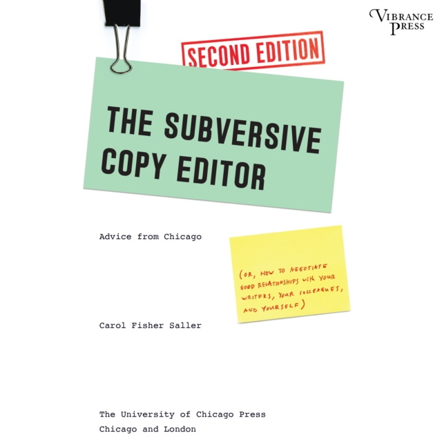 Audiobook Subversive Copy Editor Carol Fisher Saller