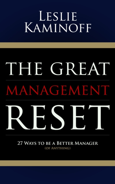 E-kniha Great Management Reset Leslie Kaminoff