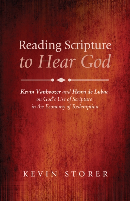 E-knjiga Reading Scripture to Hear God Kevin Storer