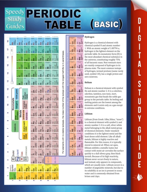 E-knjiga Periodic Table (Basic) Speedy Study Guide Speedy Publishing