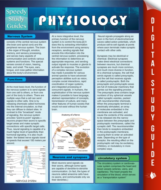 E-knjiga Physiology (Speedy Study Guide) Speedy Publishing