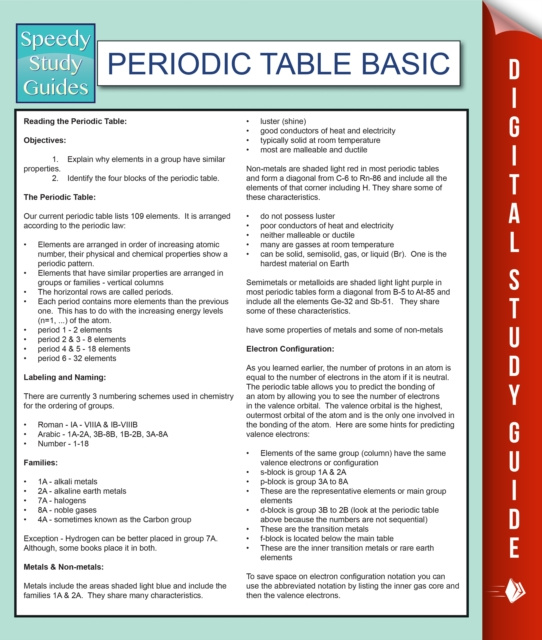 E-knjiga Periodic Table Basic Speedy Publishing