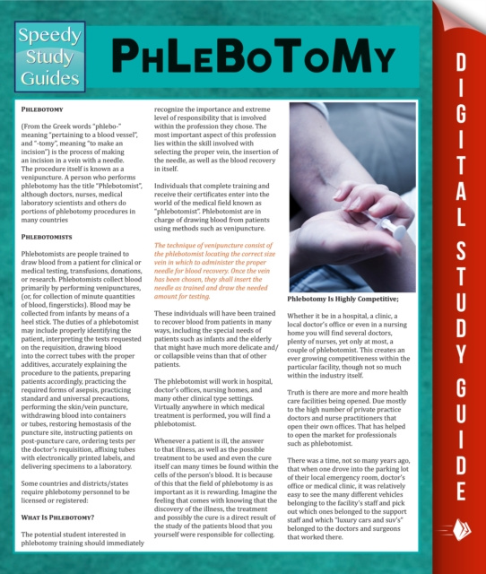 E-knjiga Phlebotomy Speedy Publishing