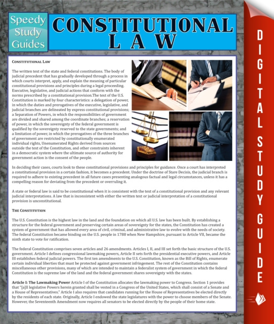 E-knjiga Constitutional Law Speedy Publishing