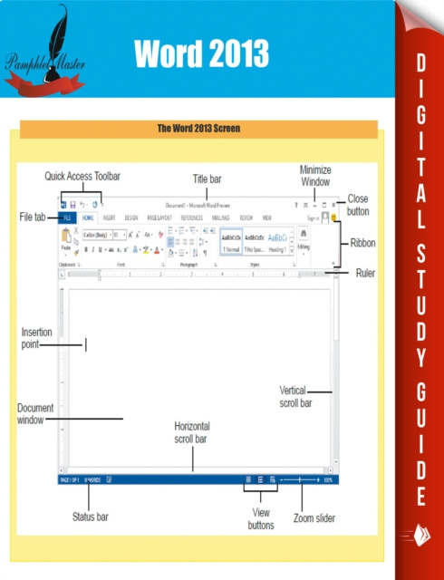 E-knjiga Word 2013 Pamphlet Master