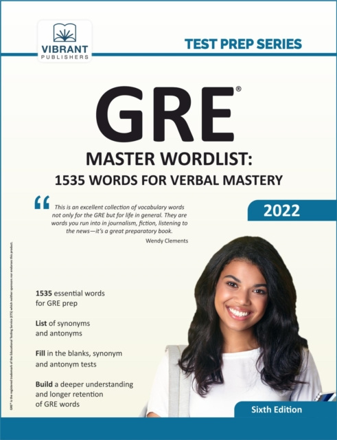 E-knjiga GRE Master Wordlist: 1535 Words for Verbal Mastery (Sixth Edition) Vibrant Publishers