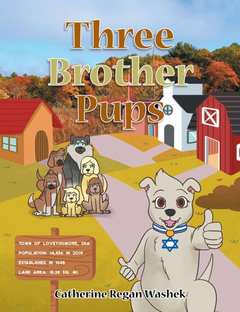 E-knjiga Three Brother Pups Catherine Regan Washek
