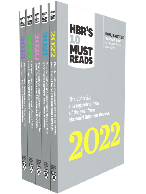 E-kniha 5 Years of Must Reads from HBR: 2022 Edition (5 Books) Harvard Business Review