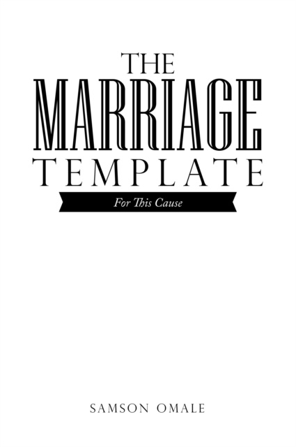 E-knjiga Marriage Template Samson Omale