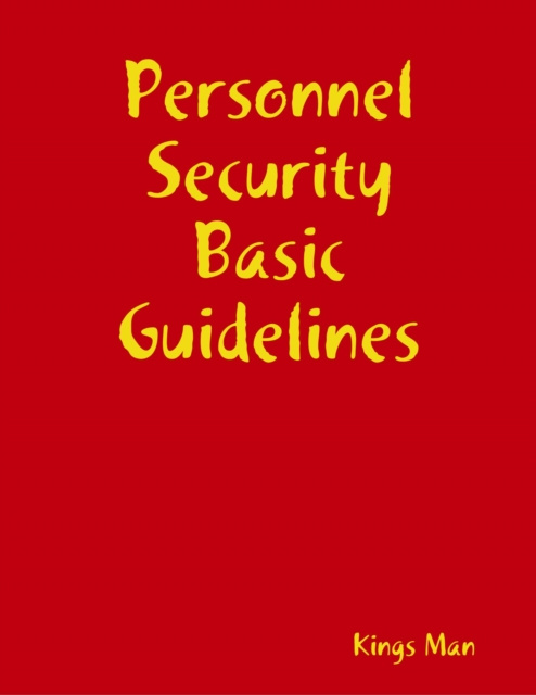 E-knjiga Personnel Security Basic Course Man Kings Man