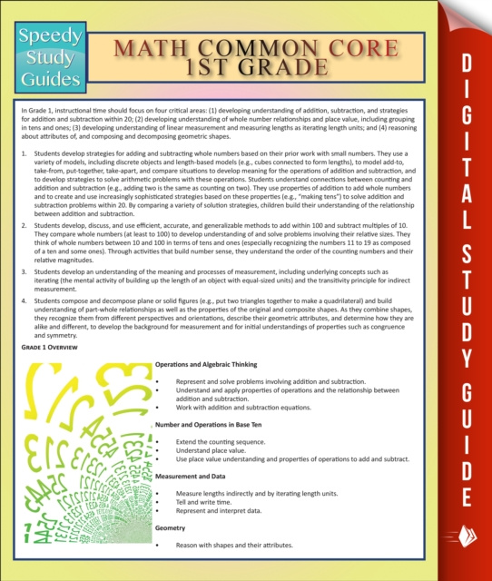 E-knjiga Math Common Core 1st Grade Speedy Publishing