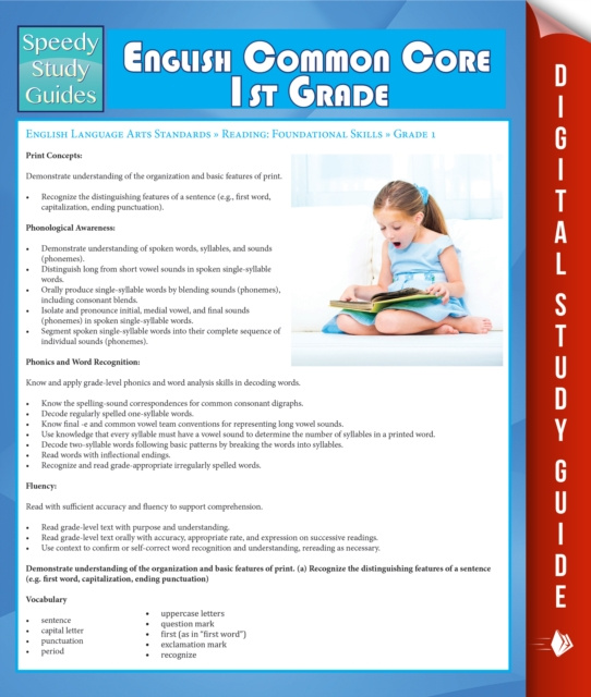 E-knjiga English Common Core 1st Grade (Speedy Study Guide) Speedy Publishing