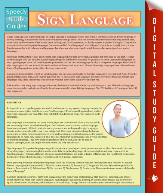 E-book Sign Language Speedy Publishing