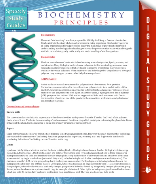E-knjiga Biochemistry Principles (Speedy Study Guides) Speedy Publishing