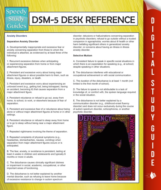 E-knjiga DSM-5 Desk Reference (Speedy Study Guides) Speedy Publishing