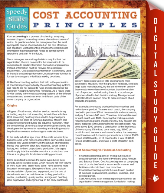 E-knjiga Cost Accounting Principles (Speedy Study Guides) Speedy Publishing