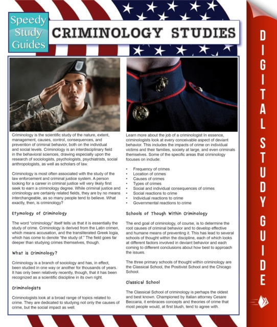 E-knjiga Criminology Studies (Speedy Study Guides) Speedy Publishing