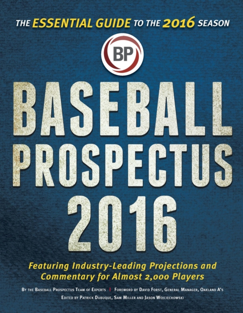E-knjiga Baseball Prospectus 2016 Sam Miller