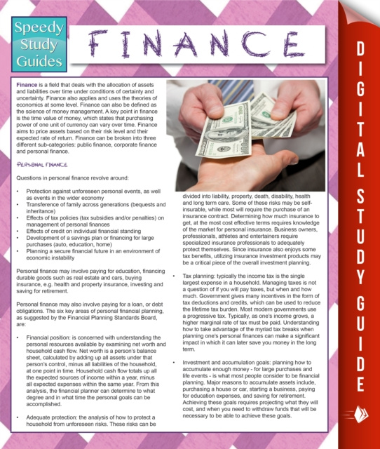 E-knjiga Finance (Speedy Study Guides) Speedy Publishing