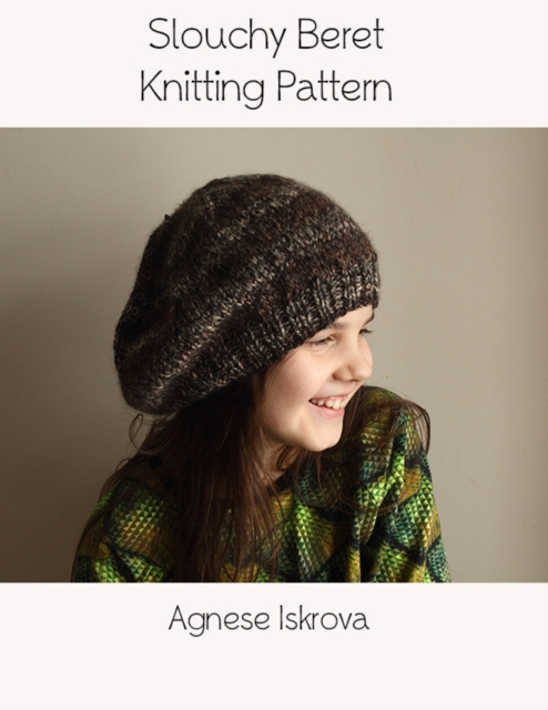E-knjiga Slouchy Beret Knitting Pattern Iskrova Agnese Iskrova