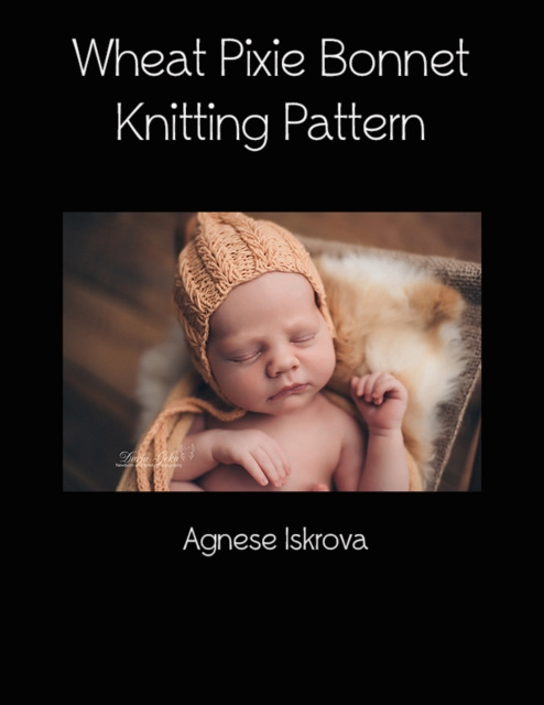 E-knjiga Wheat Pixie Bonnet Knitting Pattern Iskrova Agnese Iskrova