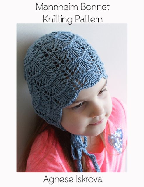 E-knjiga Mannheim Bonnet Knitting Pattern Iskrova Agnese Iskrova