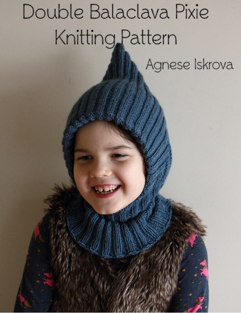 E-knjiga Double Balaclava Pixie Knitting Pattern Iskrova Agnese Iskrova
