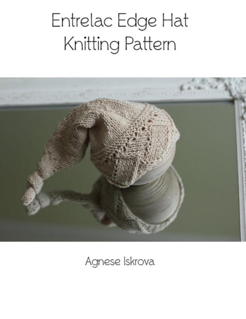 E-knjiga Entrelac Edge Hat Knitting Pattern Iskrova Agnese Iskrova