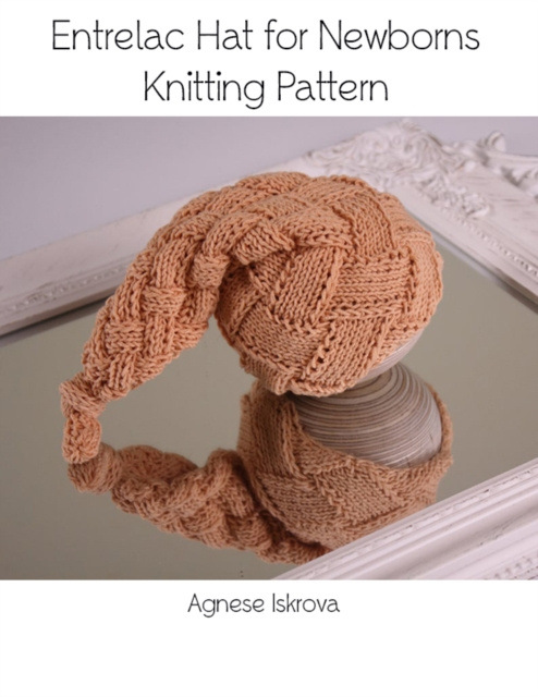 E-book Entrelac Hat for Newborns Knitting Pattern Iskrova Agnese Iskrova