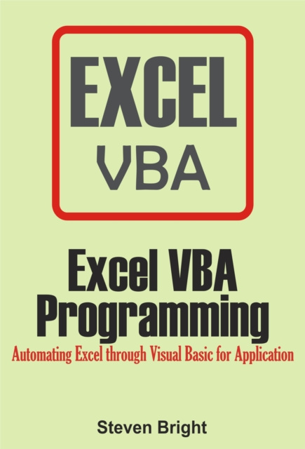 E-knjiga Excel VBA Programming Sadiku Monday Sadiku