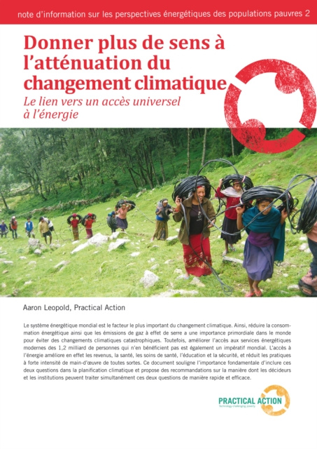 E-kniha Donner plus de sens a lattenuation du changement climatique Aaron Leopold