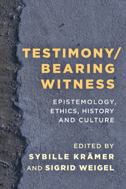 E-kniha Testimony/Bearing Witness Sybille Kramer