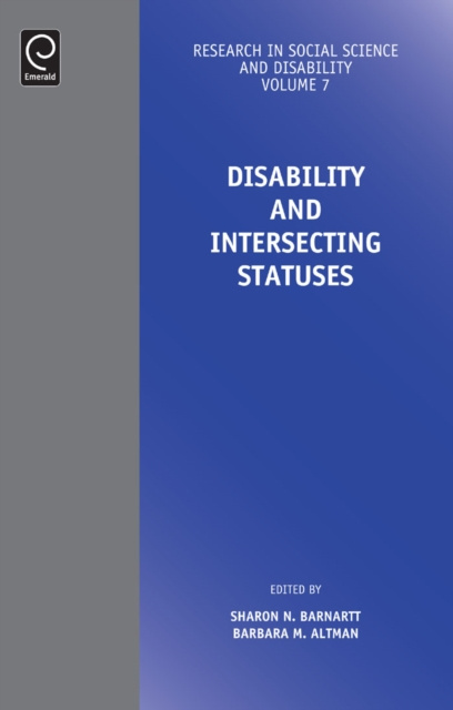 E-Book Disability and Intersecting Statuses Sharon N. Barnartt