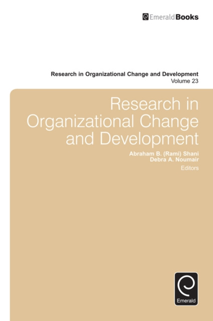 E-book Research in Organizational Change and Development Abraham B. (Rami) Shani