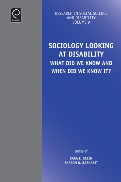E-kniha Sociology Looking at Disability Sara E. Green