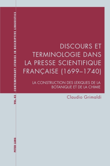 E-kniha Discours et terminologie dans la presse scientifique francaise (1699-1740) Grimaldi Claudio Grimaldi
