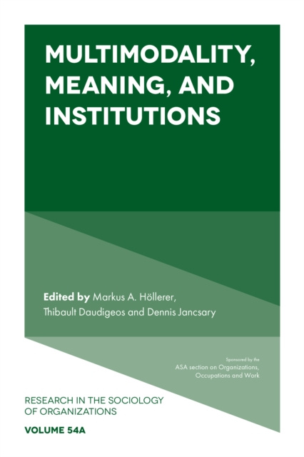 E-book Multimodality, Meaning, and Institutions Markus A. Hollerer