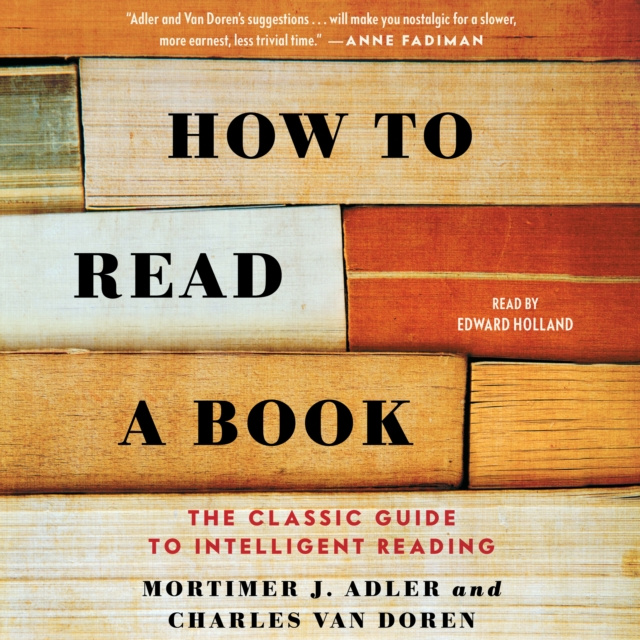 Audiobook How to Read a Book Mortimer J. Adler