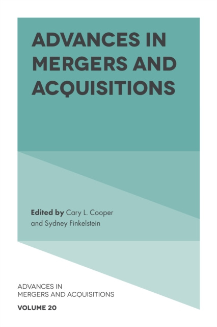 E-kniha Advances in Mergers and Acquisitions Cary L. Cooper