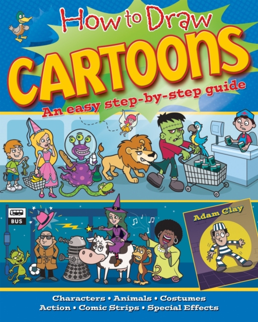 E-book How to Draw Cartoons Adam Clay