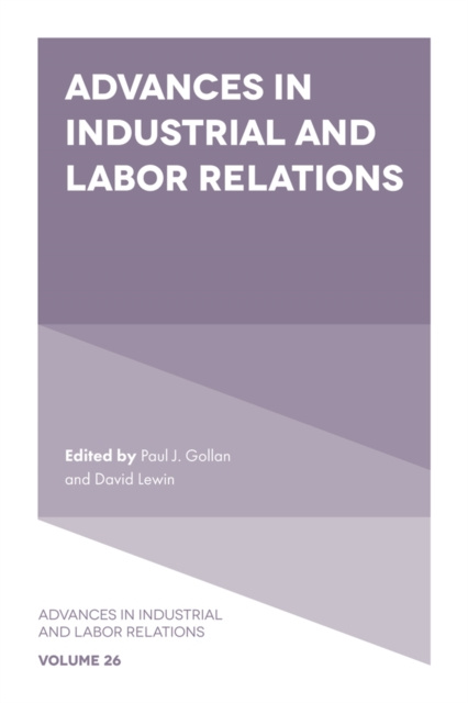 E-book Advances in Industrial and Labor Relations David Lewin