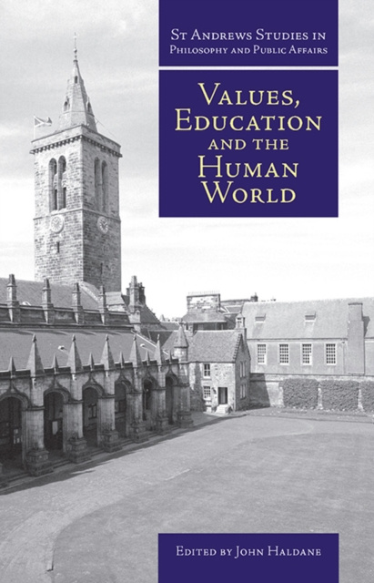 E-knjiga Values, Education and the Human World John Haldane