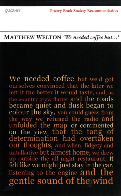 E-knjiga 'We needed coffee but...' Matthew Welton