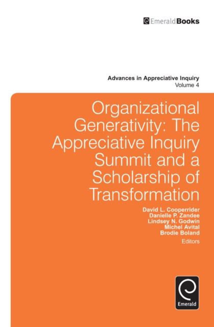 E-book Organizational Generativity David Cooperider