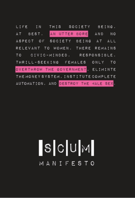 E-kniha SCUM Manifesto Valerie Solanas