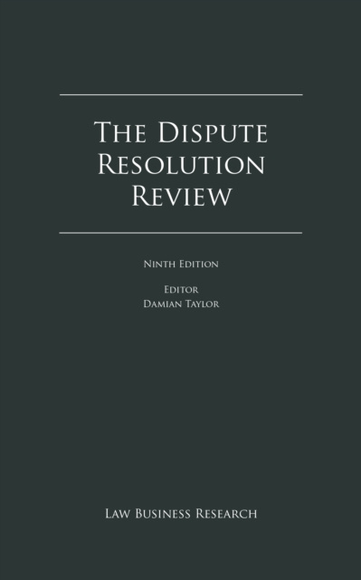 E-knjiga Dispute Resolution Review Damian Taylor
