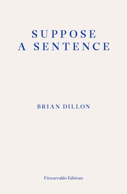 E-kniha Suppose a Sentence Brian Dillon