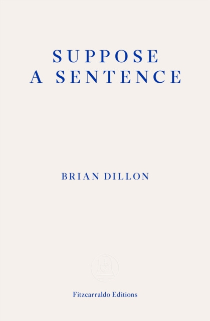 E-book Suppose a Sentence Brian Dillon